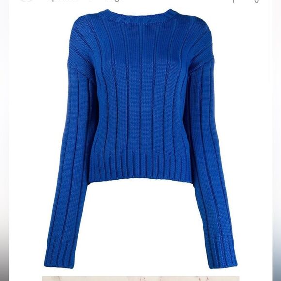 Derek Lam 10 Crosby Sweaters - Derek Lam 10 Crosby Ribbed Long Sleeve Sweater
